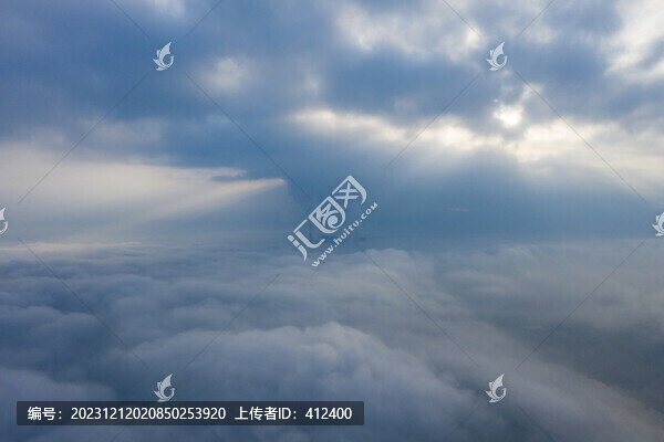 航拍渠江流域風(fēng)光