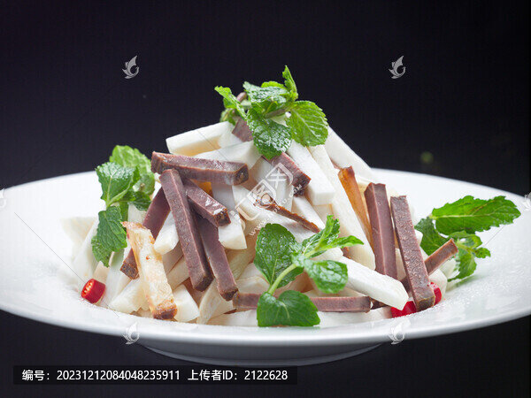 杏鮑菇拌牛肉