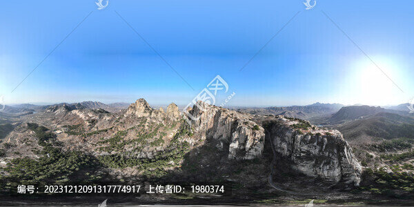 煙臺(tái)棲霞市天崮山全景