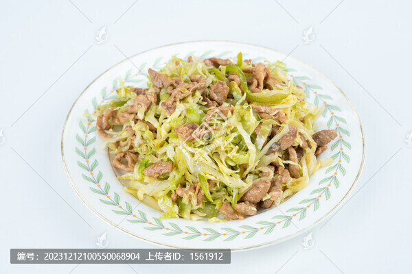 里脊白菜絲