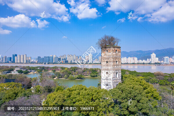 溫州市江心嶼江心雙塔