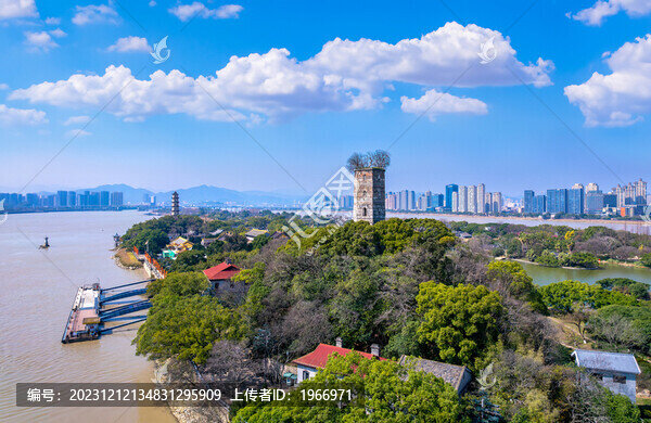 溫州市江心嶼江心雙塔