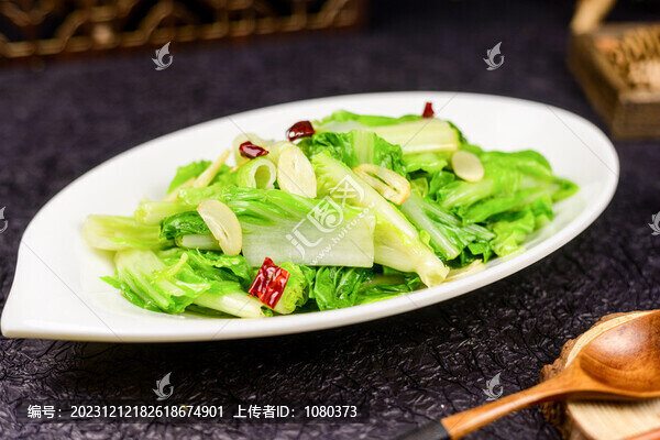 炒白菜苔