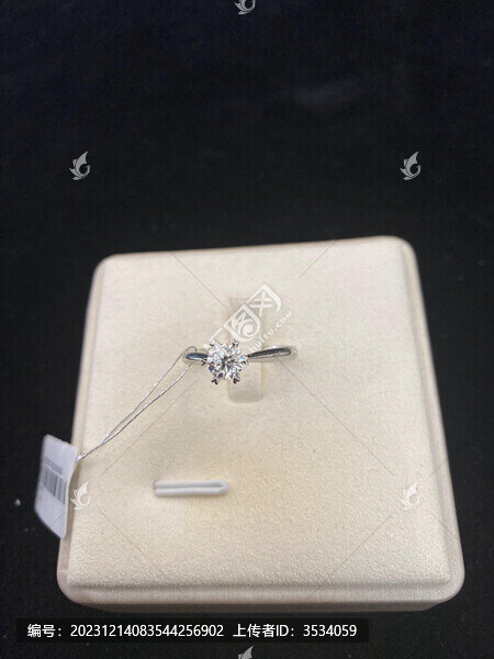 求婚訂婚婚禮K金鉆戒