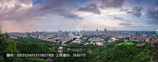 廣西柳州高空俯瞰全景