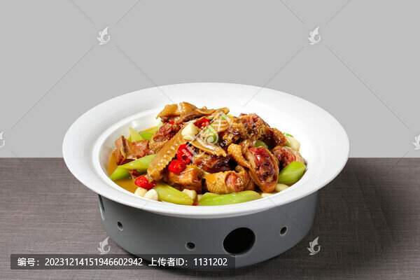 咸雞燒萵筍