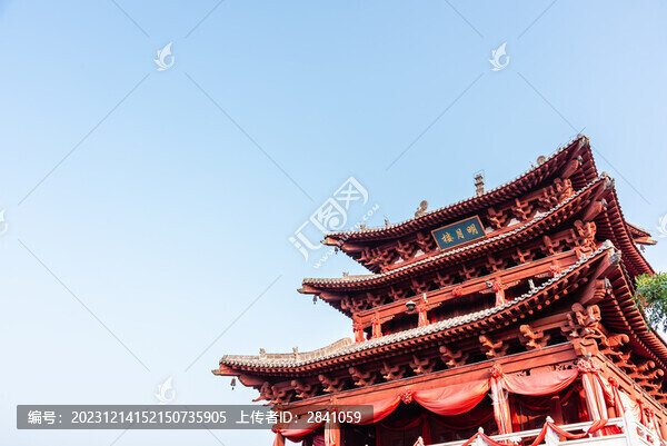 山西忻州古城步行街明月樓