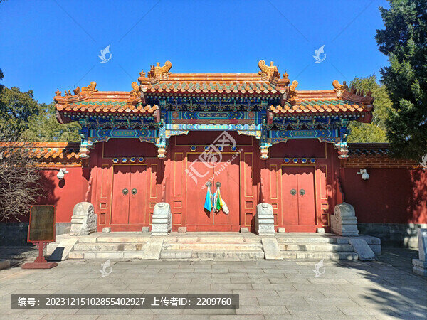 西黃寺垂花門