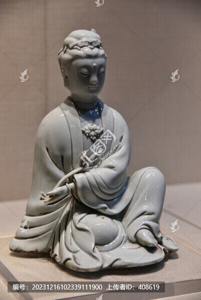 清代德化窯觀音像