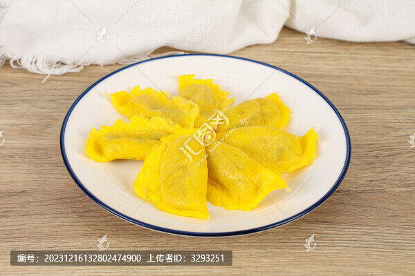 傳統(tǒng)早餐美食黃金蛋餃