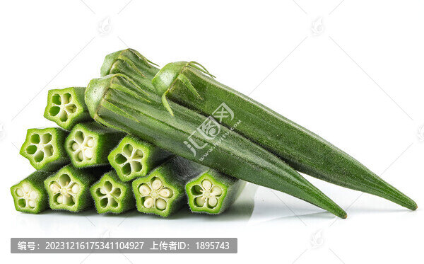 綠色蔬菜秋葵