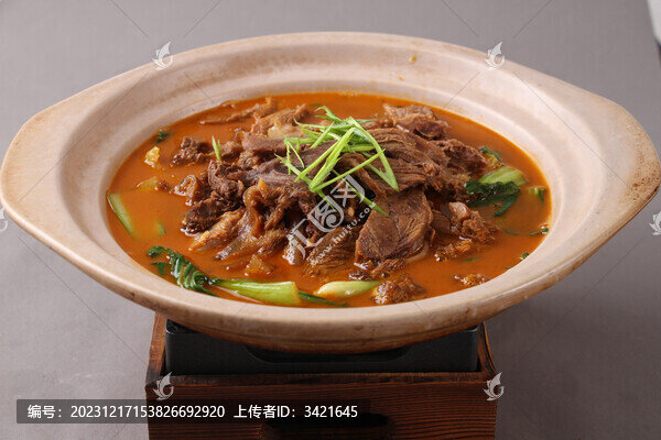 青菜燒牛肉