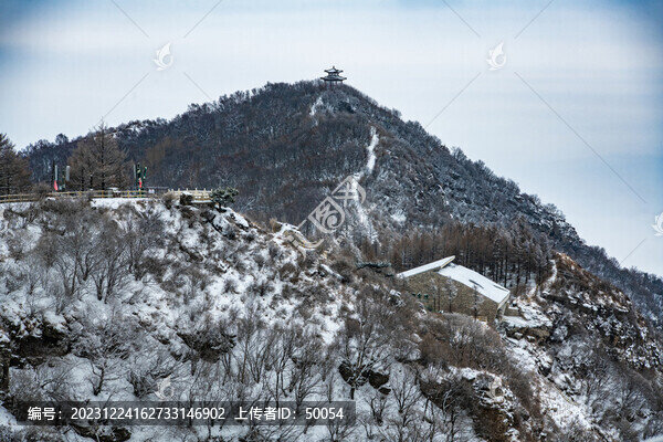白石山雪景
