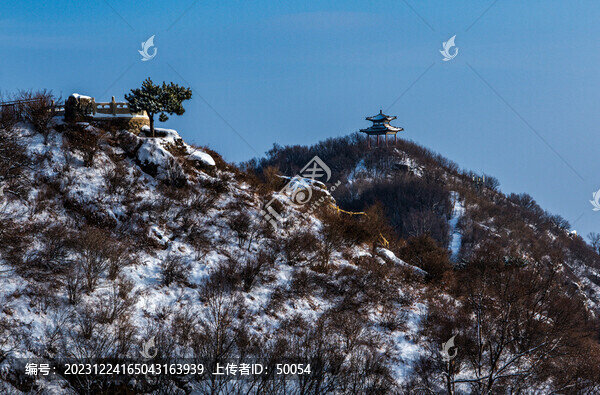 山景雪景