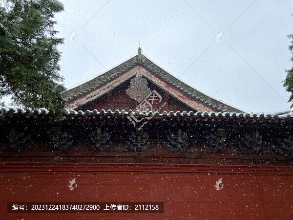 白馬寺雪景
