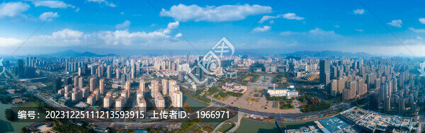 溫州市世紀廣場城市風光