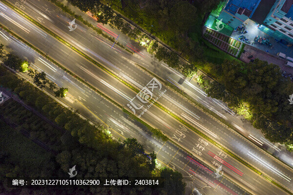 城市道路慢門攝影