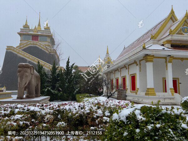 白馬寺雪景