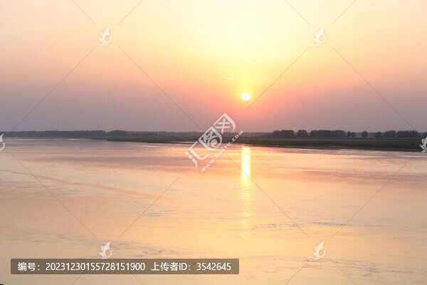 黃河日落