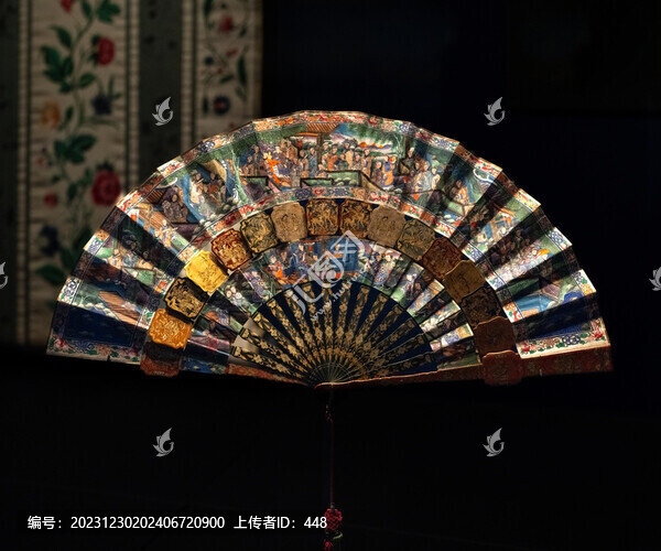 清代豪華折扇