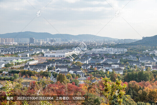 蘇州天平山秋景