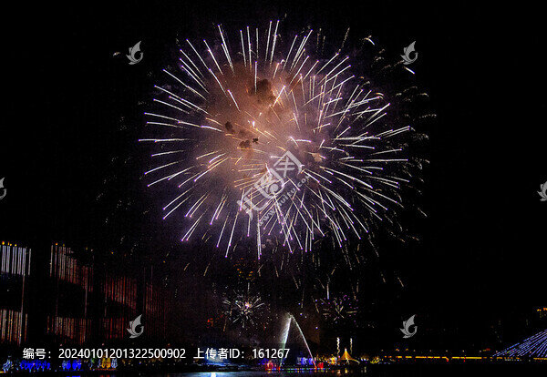 煙花迎新年