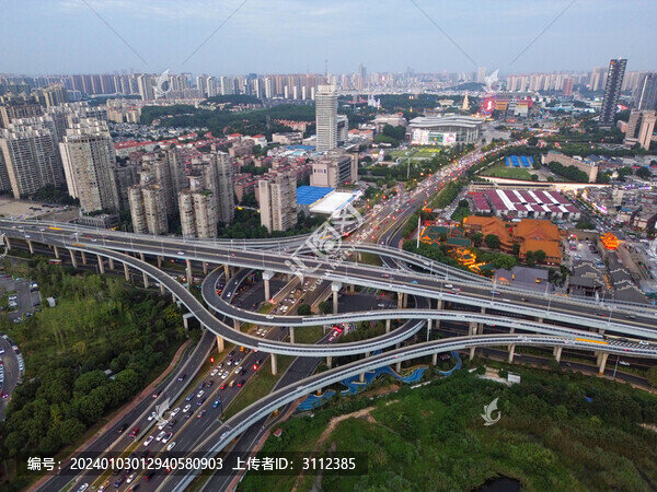 長沙萬家麗路快速路立交橋