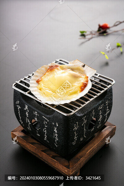 芝士焗扇貝