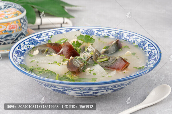 冬瓜皮蛋蝦米湯