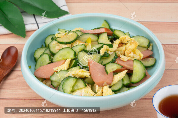 黃瓜蛋炒香腸