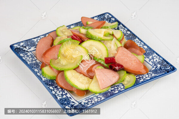 西葫蘆炒火腿腸