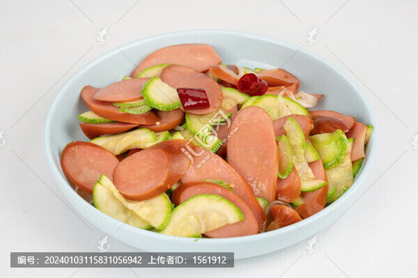 西葫蘆炒火腿腸
