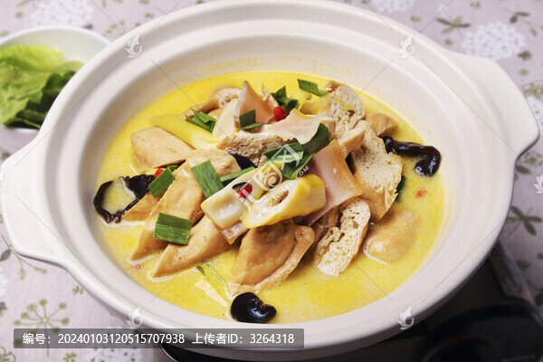 竹筍豆腐煲