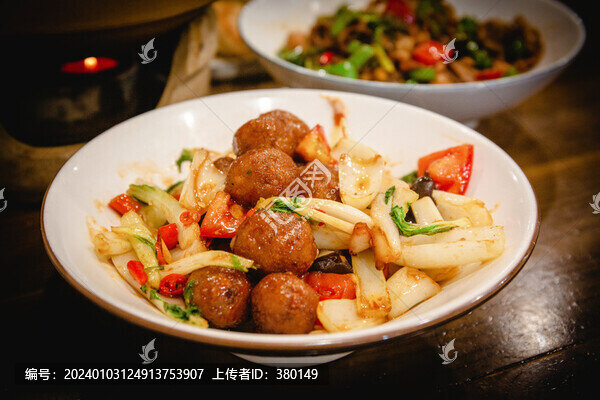 菜梗藕圓子