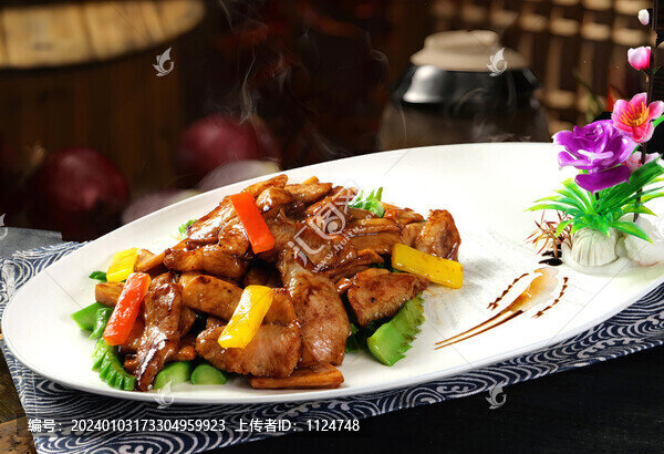 翡翠菌香豬頸肉