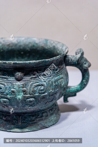 中國天津博物館的西周天簋