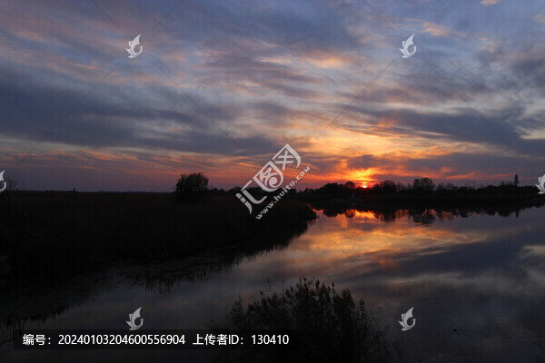 濕地黃昏
