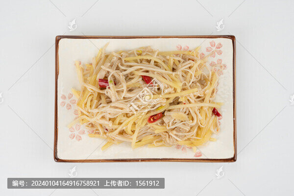 金針菇炒土豆絲