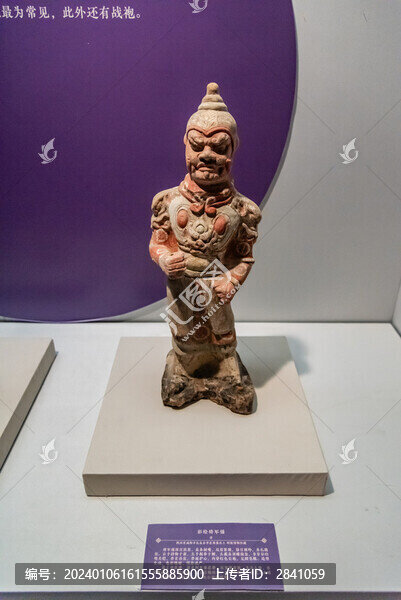 昭陵博物館的唐代彩繪將軍俑