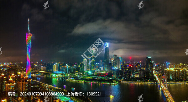廣州珠江新城夜景