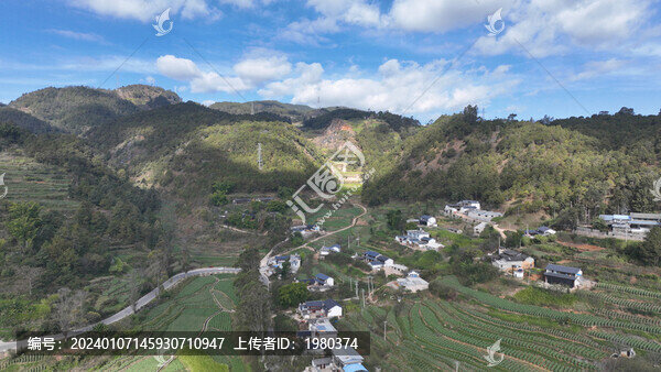 航拍永平古鎮(zhèn)