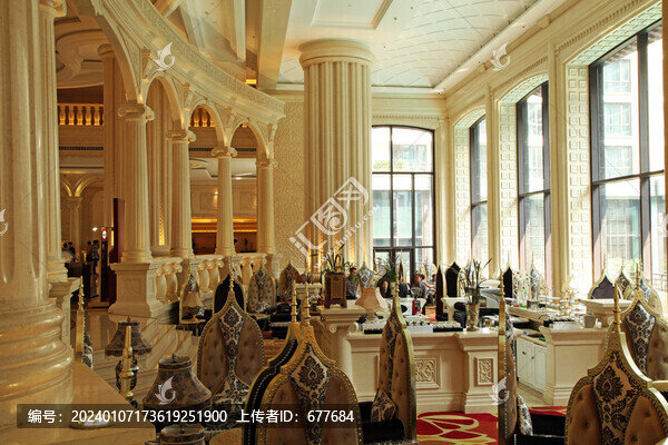 豪華酒店大廳客廳室內(nèi)裝飾設(shè)計