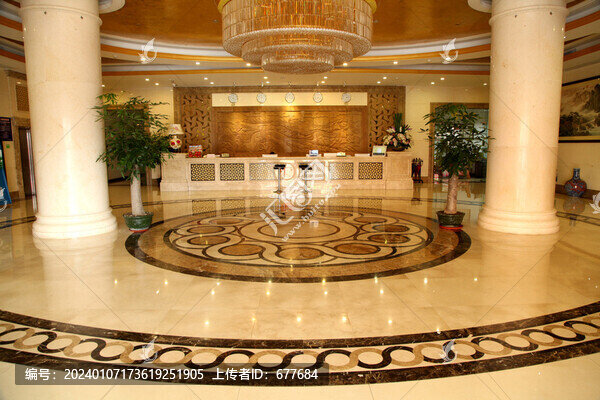 豪華酒店大廳客廳室內(nèi)裝飾設(shè)計
