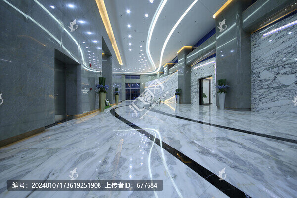 豪華酒店大廳客廳室內(nèi)裝飾設(shè)計