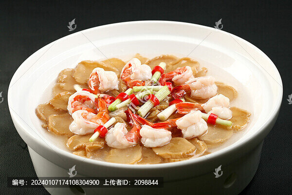蘿卜干燜九節(jié)蝦