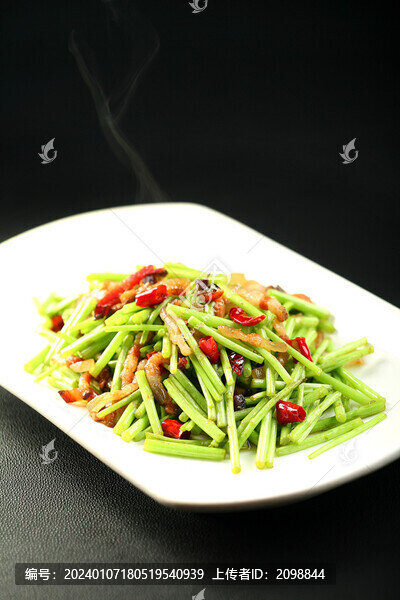 蘺蒿炒臘肉