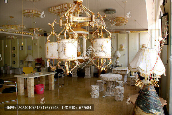 客廳吊燈透光石燈飾燈具