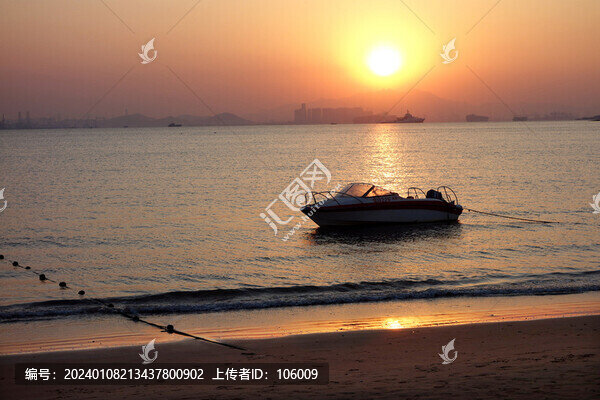 海邊落日