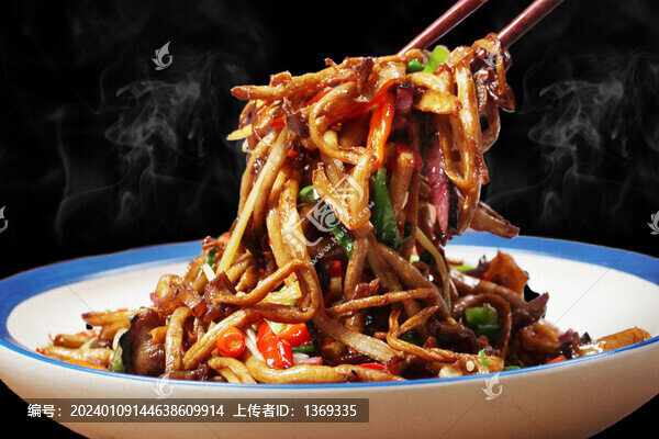 干煸茶樹菇
