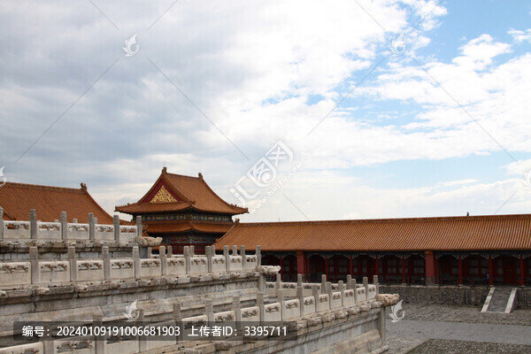故宮一角漢白玉圍欄